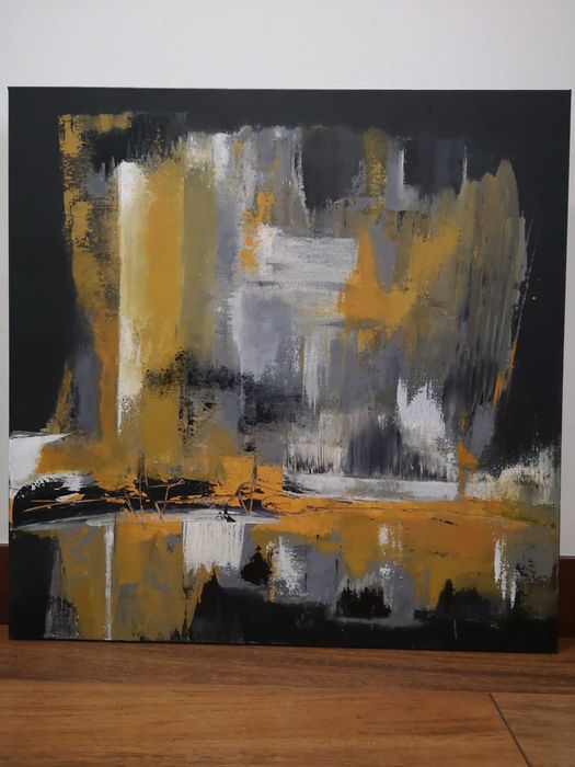 Pintura Abstrata Acrílico sobre Tela