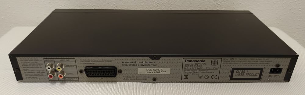 Odtwarzacz DVD/CD Panasonic DVD-S27 Sprawny
