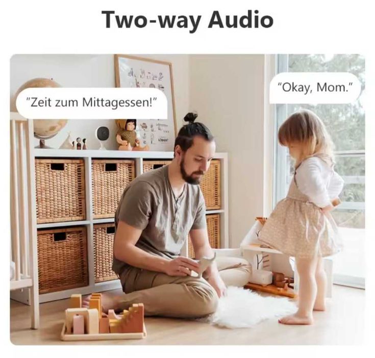 Внутрішня Wi-Fi IP камера IMOU Cue 2E, 3MП  відеоняня голосова двостор