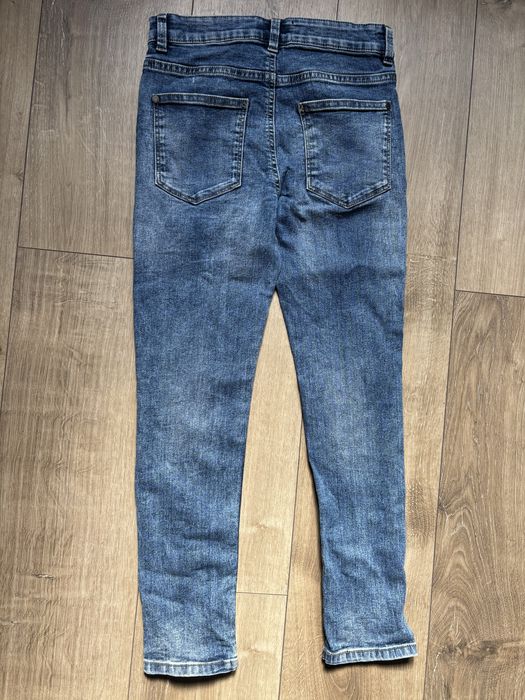 Jeansy NEXT 146 dlugie spodnie jeansowe skinny