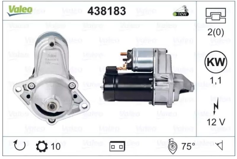 438183 - Стартер Valeo