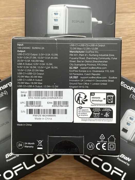 Зарядний пристрій EcoFlow RAPID Pro Charger 100W