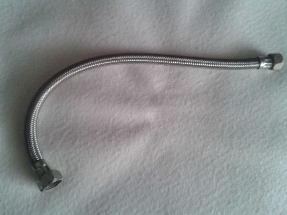 2 BICHAS/tubos de água flexível aço inox p.torneira NOVAS+oferta