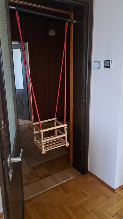 Huśtawka z drewna