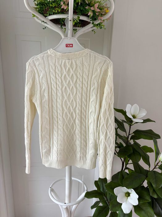 Sweter kremowy damski