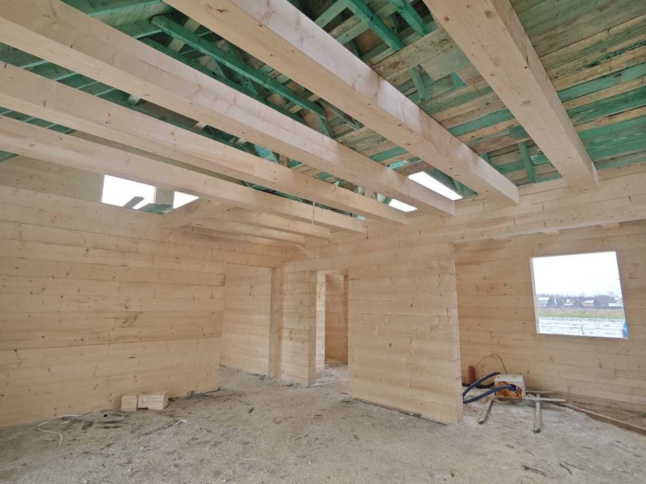 Domy z bali drewnianych, BSH, bal klejony