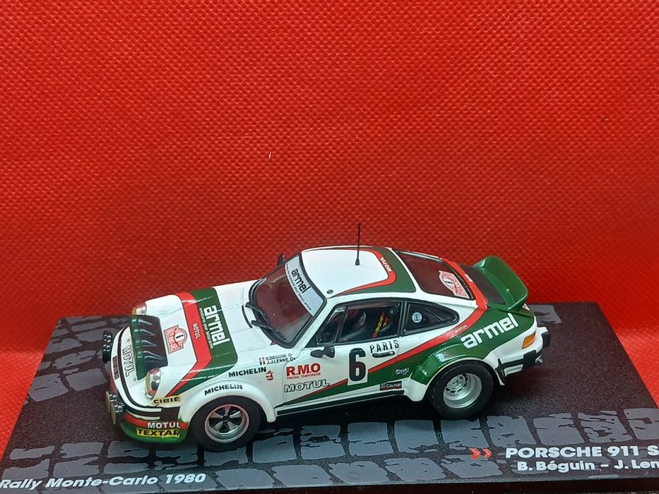 Miniaturas 1:43 Porsche de Ralies  novos, 9 diferentes