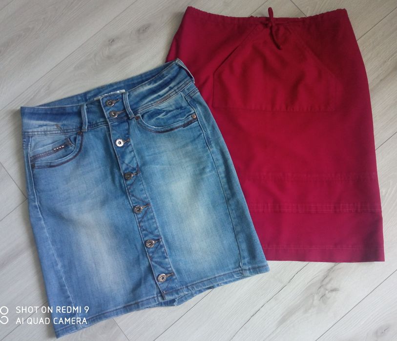 Spódnica Jeans + Sportowa Decathlon M