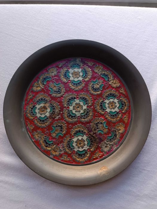 Cinzeiro em latão antigo