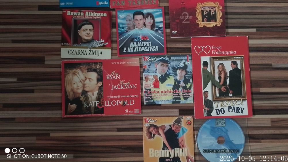 Wyprzedaż kolekcji, filmy DVD na sztuki