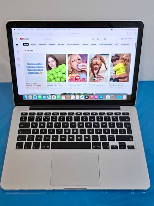MacBook Pro Ecrã Retina 13,3" Intel Core i5 a 2,6Ghz | macOS Sonoma 14.8.5 | 8 Gig RAM DDR 4 | Rigosomente NOVO