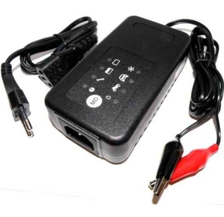 Carregador de baterias inteligente auto/moto 12v