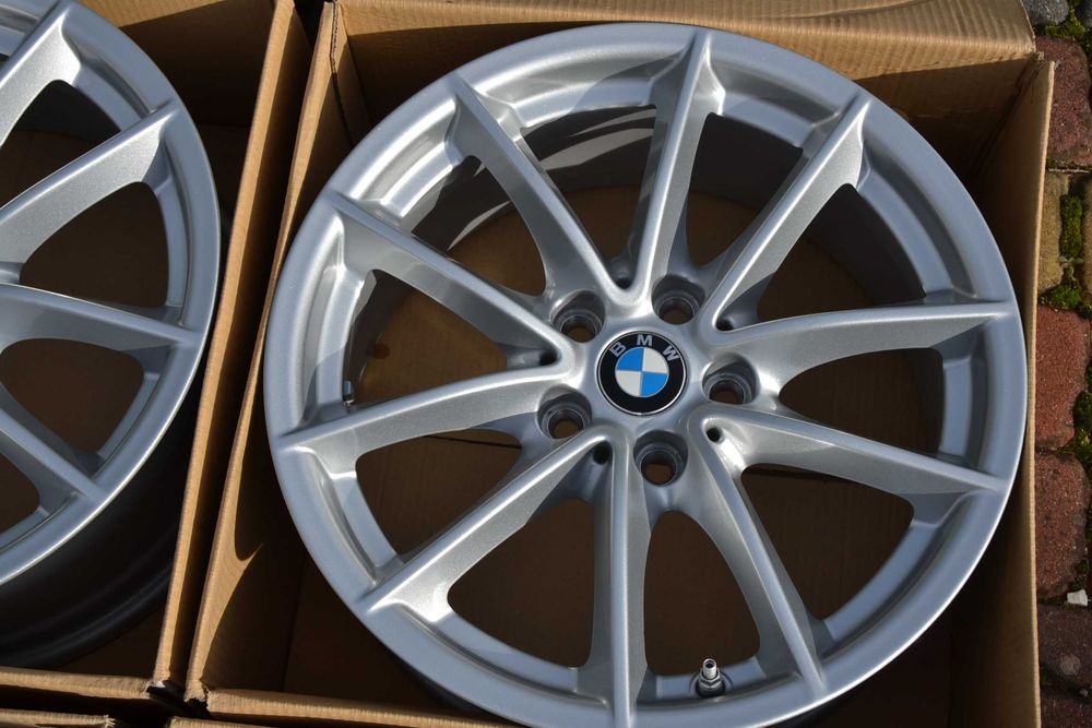 Felgi 17" BMW 5 G30 G31 7 G11 4 G20 G21 G22 Czujnik Dekiel Oryg