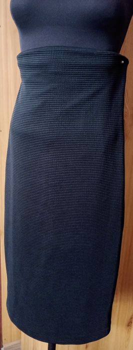 Spódniczka długa maxi prążki vintage boutique bestseller 36/S Mango