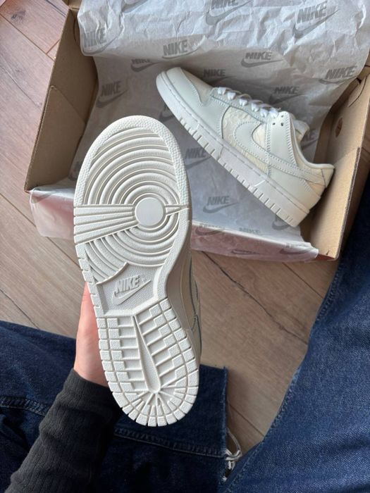 36-41 Жіночі кросівки Nike SB Dunk Low Lace Pack Regal Beige бежеві