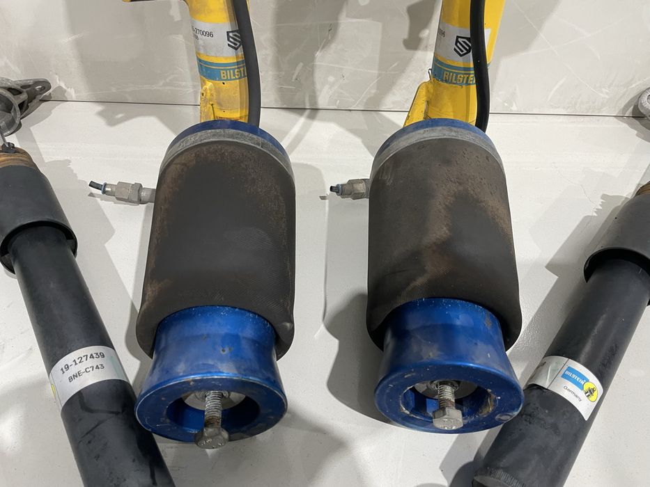 Kit Air Ride Completo Airlift 3P + Bags Bilstein com camber plates