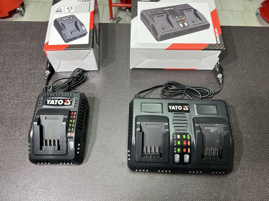 Быстрое зарядное устройство 4.5 А YATO YT-828500 Двойное YT-828501