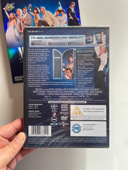 Mamma Mia! Augmented Reality Edition [DVD Sealed]
