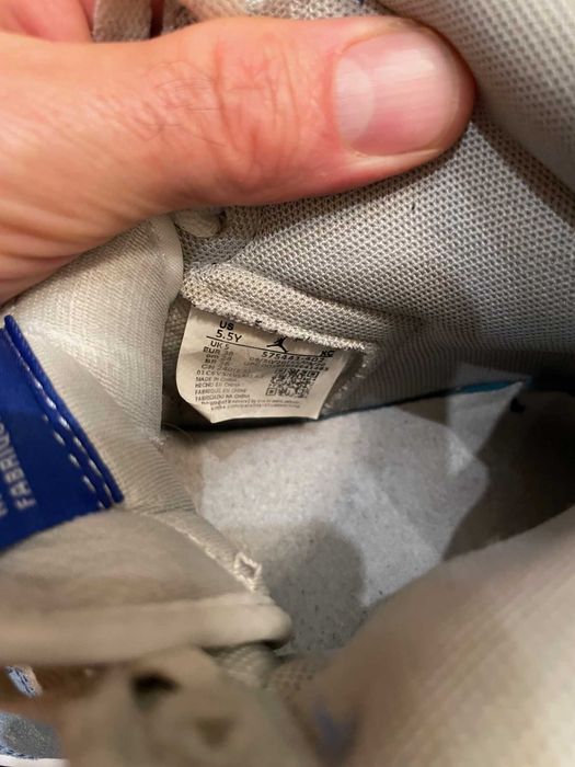 Buty NIKE Air Jordan 1 Mid Blue White Retro High r. 38,0