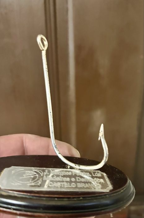 Anzol em prata - troféu