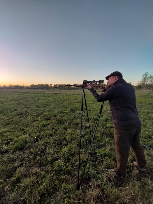 Pastorał myśliwski statyw do lornetki wiatrowki i broni FOX STICK