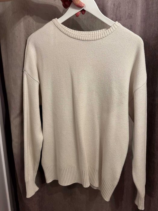 Чоловічий светр кремово-білий, розмір М-Л