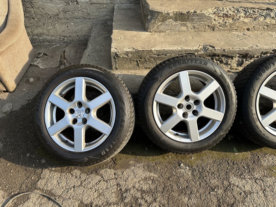 Легкосплавні диски з  шинами Goodyear 205 55 16, Renault Nissan,Mazda