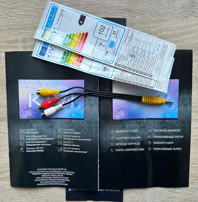Телевізор kivi 43U770QB б/у