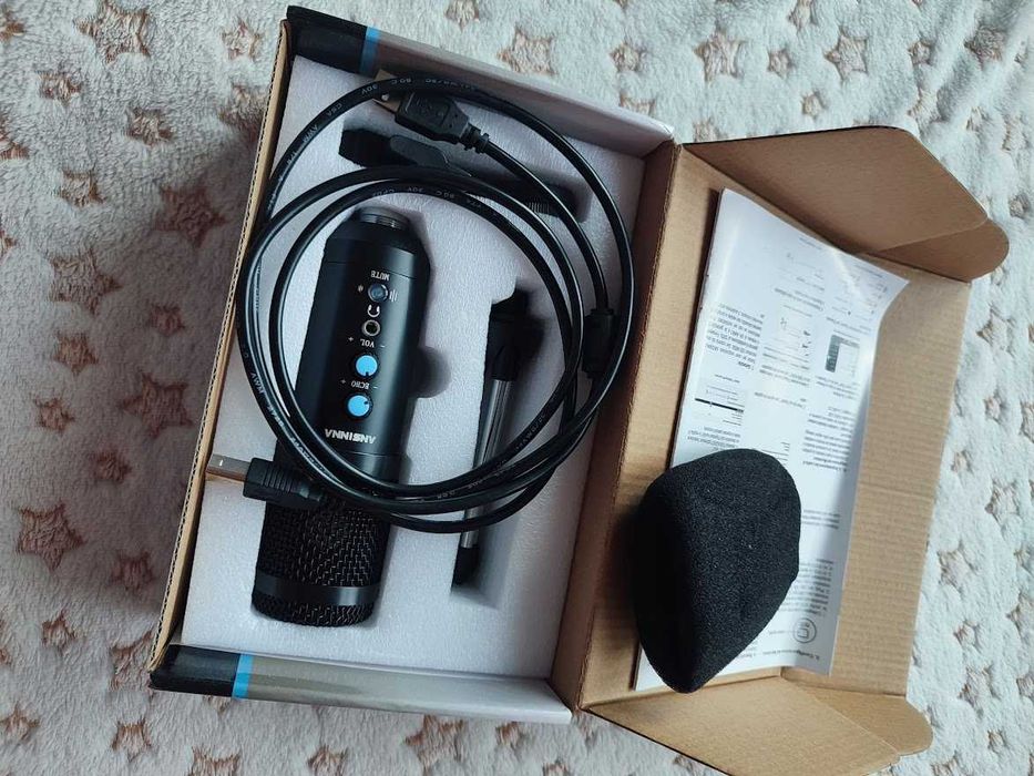 Mikrofon Pojemnościowy Ze Statywem BM858