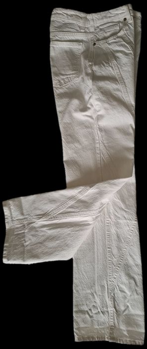 Spodnie jeans ZARA białe r. S