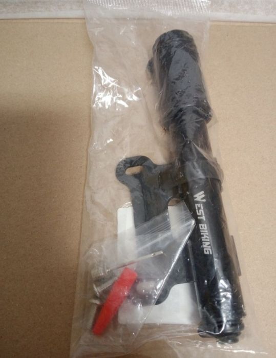 Pompka rowerowa West Biking 17cm, mini pompka.