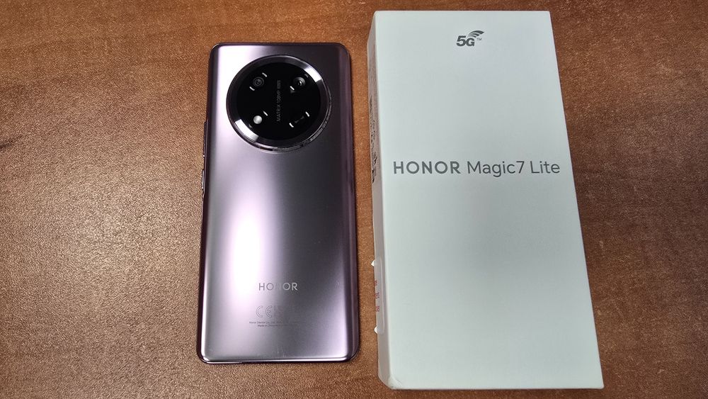 Honor Magic 7 Lite 5G Dual Sim 512GB/8GB RAM fioletowy, stan bdb, gwar