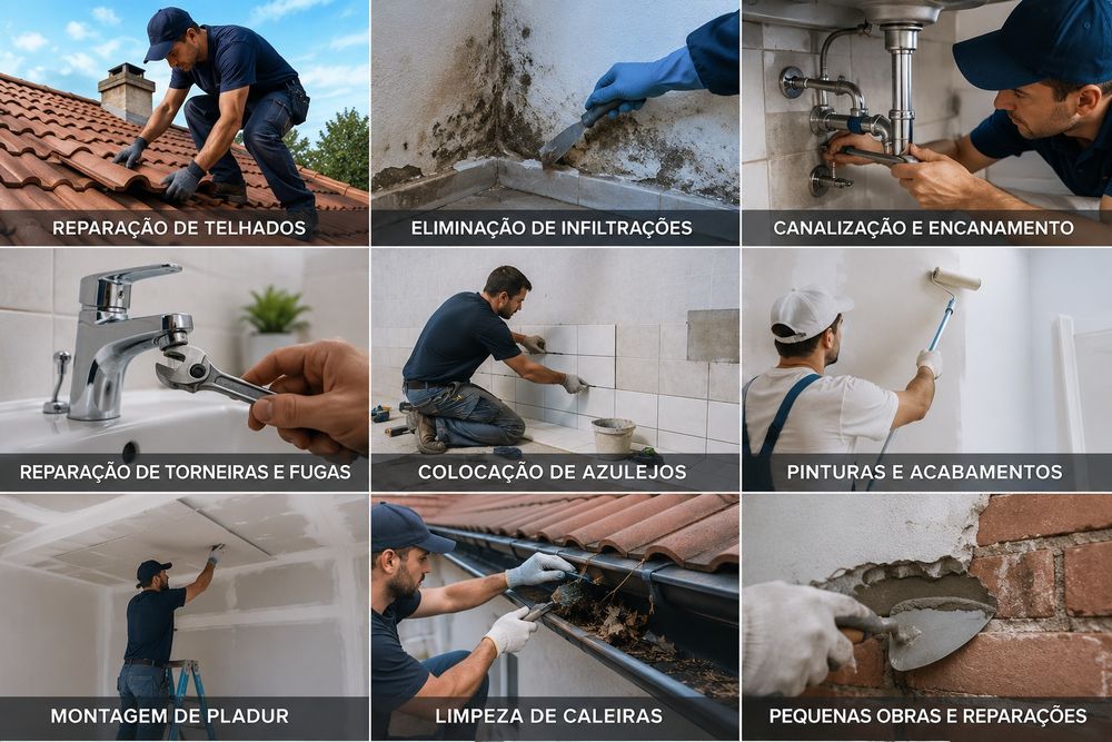 Reparações e manutenções gerais