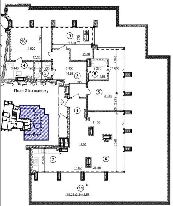 3-rooms apartment apartment by the address st. Bulvar Druzhby Narodov (area 121 m²) - Atlanta.ua - photo 6