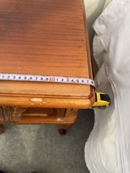 komplet stolik nocny  szafka vintage Eforie komoda  PRl