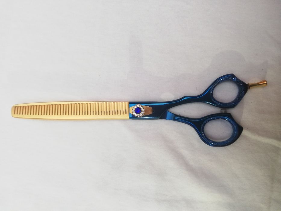 Tesouras animais cães gato pet scissor tubarão curva dente desbaste