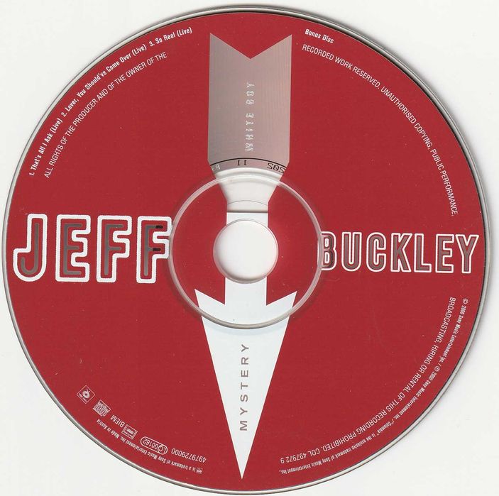 Jeff Buckley –Mystery White Boy (Ao Vivo '95 - '96) Edição Limitada