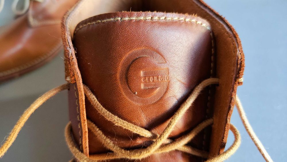 Botas de Cano Curto em Pele Genuína / Chukka Boots – Estilo Clássico & Vintage