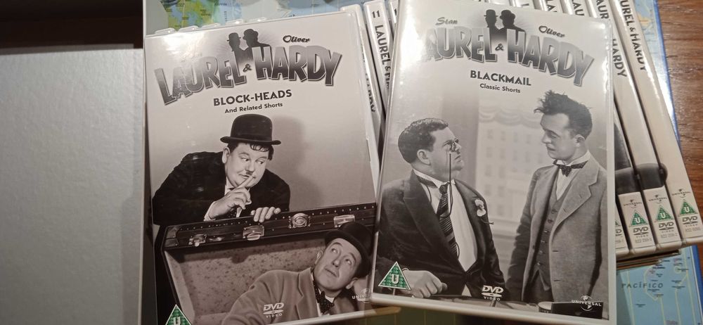 Coleção de DVD's Laurel & Hardy