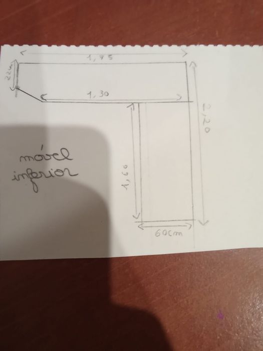 Novo preço - Cozinha Madeira usada
