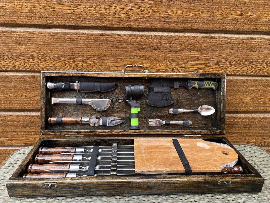 Набор Шампуров.В Кейсе.Подарок на День Рождения.От производителя.