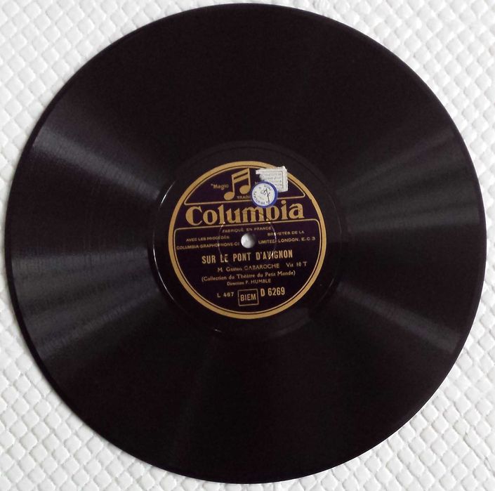 Płyta winylowa - Gabaroche-Sur le pont d'avignon/ La tour prends garde