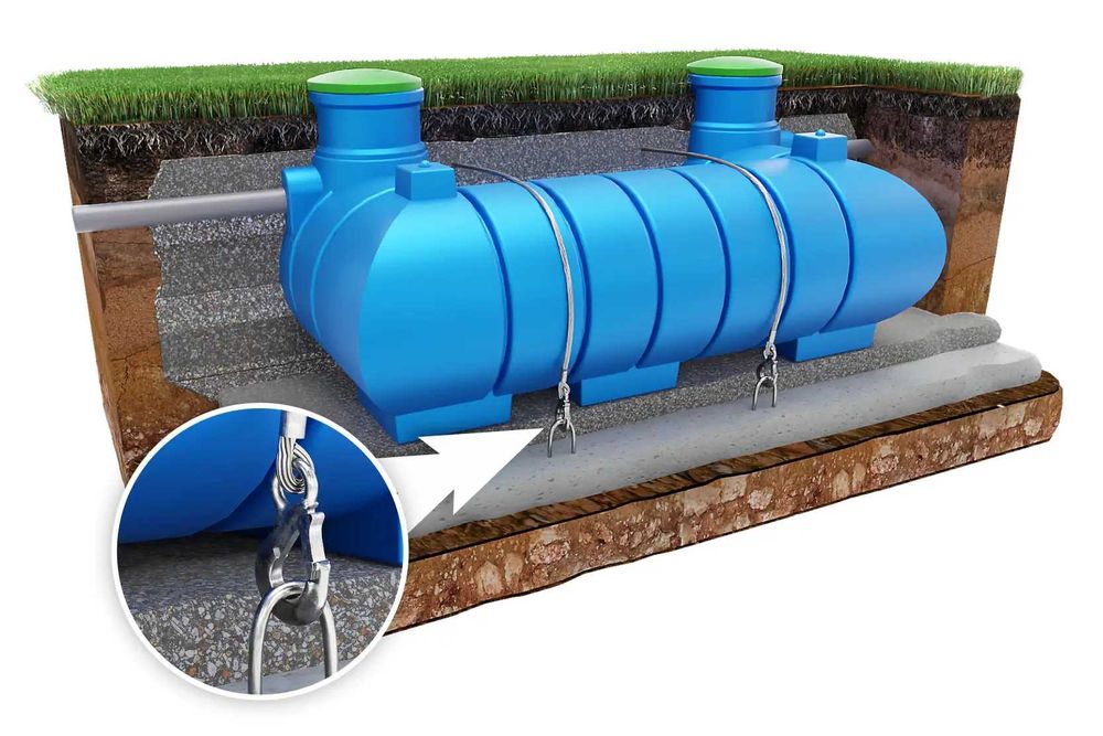 Zbiornik na szambo 6m3, szambo szczelne 6m3, szambo 6000L,