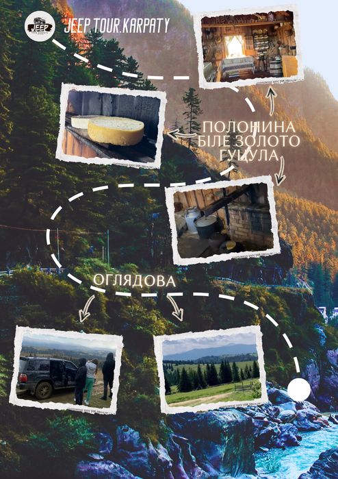 Джип-тури, подорожі горами Яблуниця