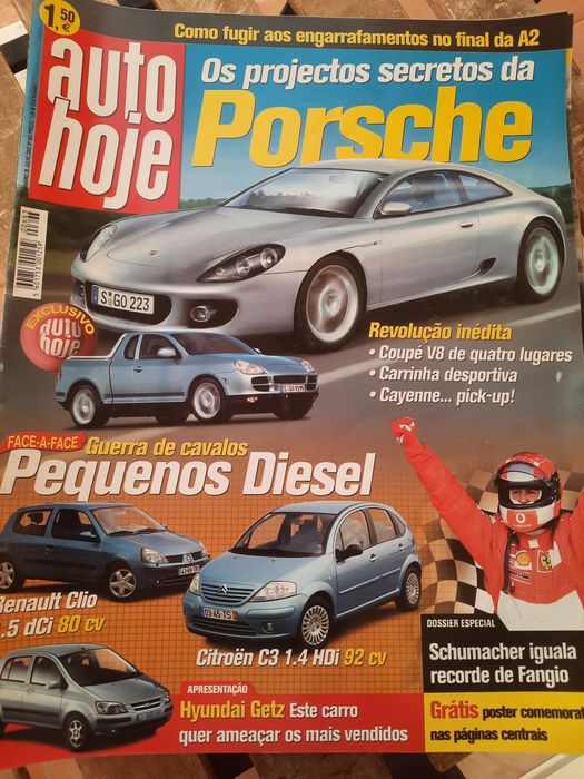 Revistas antigas "Auto Hoje"