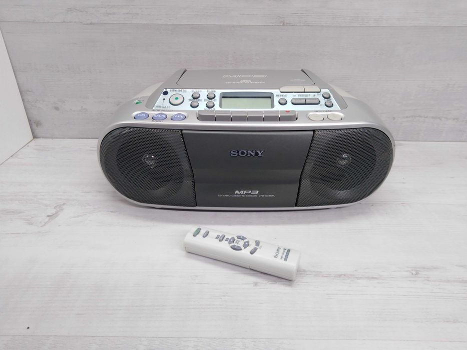 Radio Boombox SONY CD MP3 Fm/Am Kaseta Pilot Ładnie Gra