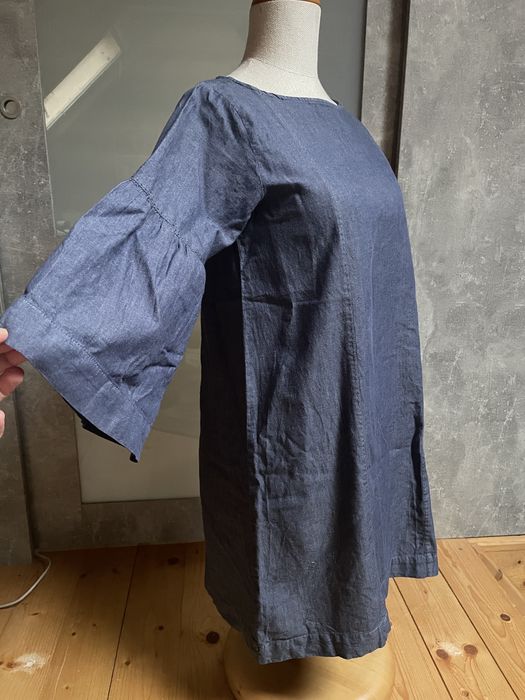 Sukienka Khaadi 100% bawełna granatowa / jeansowa, rozmiar S/M