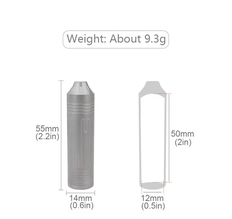 EDC ‼️ Велика капсула/контейнер/ємність з титану