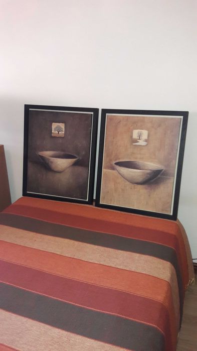 2 Quadros com motivos campestres