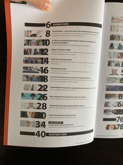 Magazyn Focus on Business 1/2021 (wersja angielska)